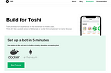 Encouraging developers to build for Toshi