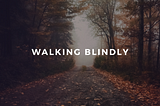 Walking Blindly