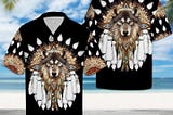 OFFICIAL Native wolf limited hawaiian shirt