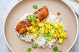Teriyaki Salmon With Mango Salsa
