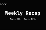 Port3 Weekly Report: April 8th — April 14th