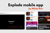 Explode product analysis (by Nikita Bier)