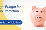 Tight Budget for App promotion? Don’t worry now, here is the Solution.