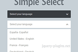 Simple Select - Custom Styled Select Element with jQuery