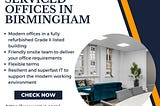 Serviced Offices in Birmingham