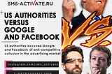 USA authorities versus Google and Facebook