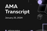 AMA with Dmitry Gerasimov, January 25, 2024