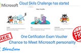 FREE one of 42 Microsoft certificate exam voucher