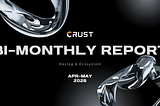 Crust Bi-Monthly Report ｜ Apr-May, 2026