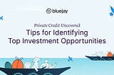 Private Credit Uncovered: Tips for Identifying Top Investment Opportunities
