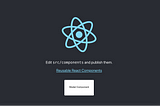 Create and publish your own components with react and gulp