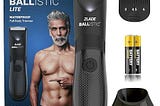 Zlade Ballistic LITE Manscaping Body Trimmer for Men — Beard, Body, Pubic Hair Grooming, Private…