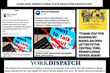 By Keeping My Books Banned, Central York, PA School Board Has Chosen Crass Censorship Over…