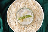 A Delicious SouthIndian Coconuty Ishtu Served with Tempered Rice Noodles or Sevai.