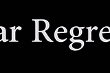 Linear Regression  using Sklearn
