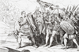Caesar crossing the Rubicon River with his army