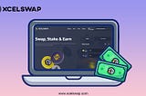 Stake, Farm and Earn LP tokens on XcelSwap