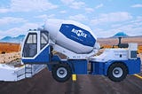 What Type of Engine Does the Self Loading Mixer Use, and What Are Its Power Specifications?