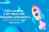 Best CSS Preloader animation