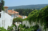 Picturesque alley in Monchique, Algarve Coast, Portugal