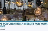 Tips for Creating a Website for Your Event | Chris Janese