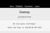 Guessy challenge writeup wtftime CTF