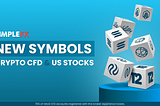 Brand New Crypto CFDs and US Stocks: Expand Your Portfolio with SimpleFX! 🤩🎉📊