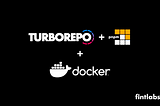 Optimized multi-stage Docker builds with TurboRepo and PNPM for NodeJS microservices in a monorepo