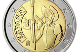 2 Euro — Gedenkmünze 2005, Spanien (Don Quijote)