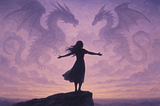 now, she flies with them