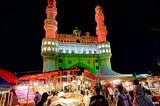 Charminar, Hyderabad, India on Independence Day 2022