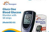Dr. Morepen Glucose Monitor with 50 strips