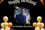 Happy Birthday ARCUS COO, Christopher Delos Santos!!