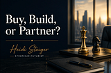 AI Strategy: When to Buy, Build, or Partner? - Heidi Steiger