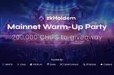 zkHoldem Mainnet 🃏 Warm-up Party 🃏