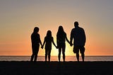 Meditating Together as a Family Welcomes a Mindful Future.