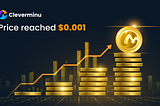 Cleverminu Price Reached 0.001$