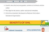 What’s so great about XML?