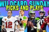 NFL Wildcard Saturday — Picks & Plays!