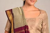 Indian cotton sari