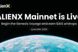 ALIENX Mainnet Launch: Join the Genesis Voyage and Claim your Passcard for $AIX Airdrop