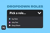 How to Create Dropdown Reaction Roles on Discord