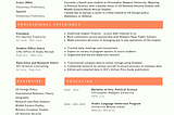 Graphic Design Resume