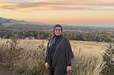 Rakia Ben Sassi hiking in Boulder, Colorado