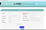 Foreigners Regional Registration Office B-Blessing Solutions e-FRRO OCI CARD e-Visa Indian Visa…