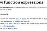 Introduction to Arrow Functions