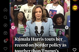 This is why I would never vote for Kamala Harris if I were North American