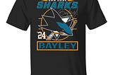 Bayley San Jose Sharks 24 Shirt