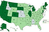 United States Map of Cannabis Legalization