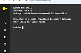 SQL in your browser — DuckDB Web Shell for purely local data analytics